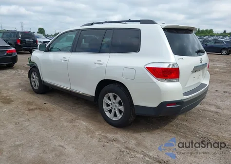 2012 Toyota Highlander Se V6 from USA, damaged, VIN 5TDBK3EH2CS139485